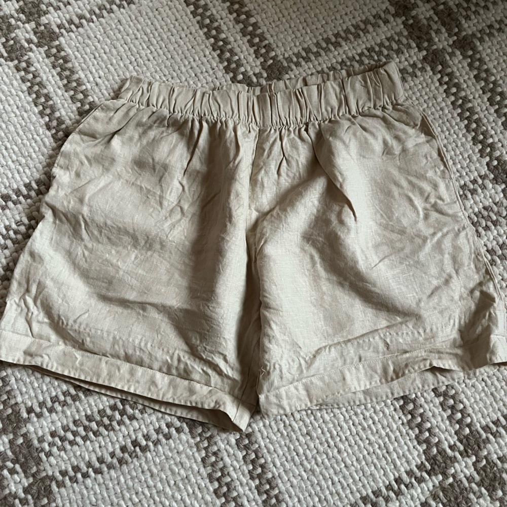 American Giant Linen Shorts